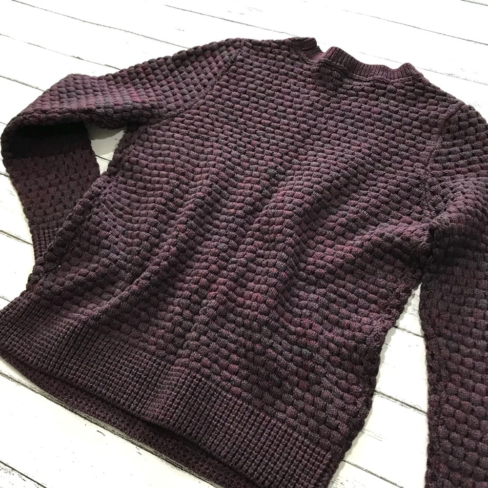 NWOT Victoria’s Secret Slim Fit Chunky Knit Marled Crewneck Sweater - Picture 13 of 16